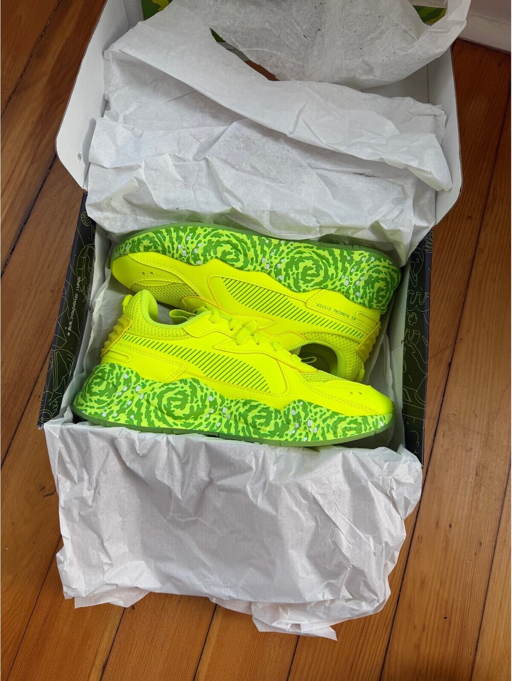 Puma Rick and Morty Men's X RS-X 8 NWT green/yellow